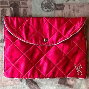 Victoria secret pink/leopard print pouch